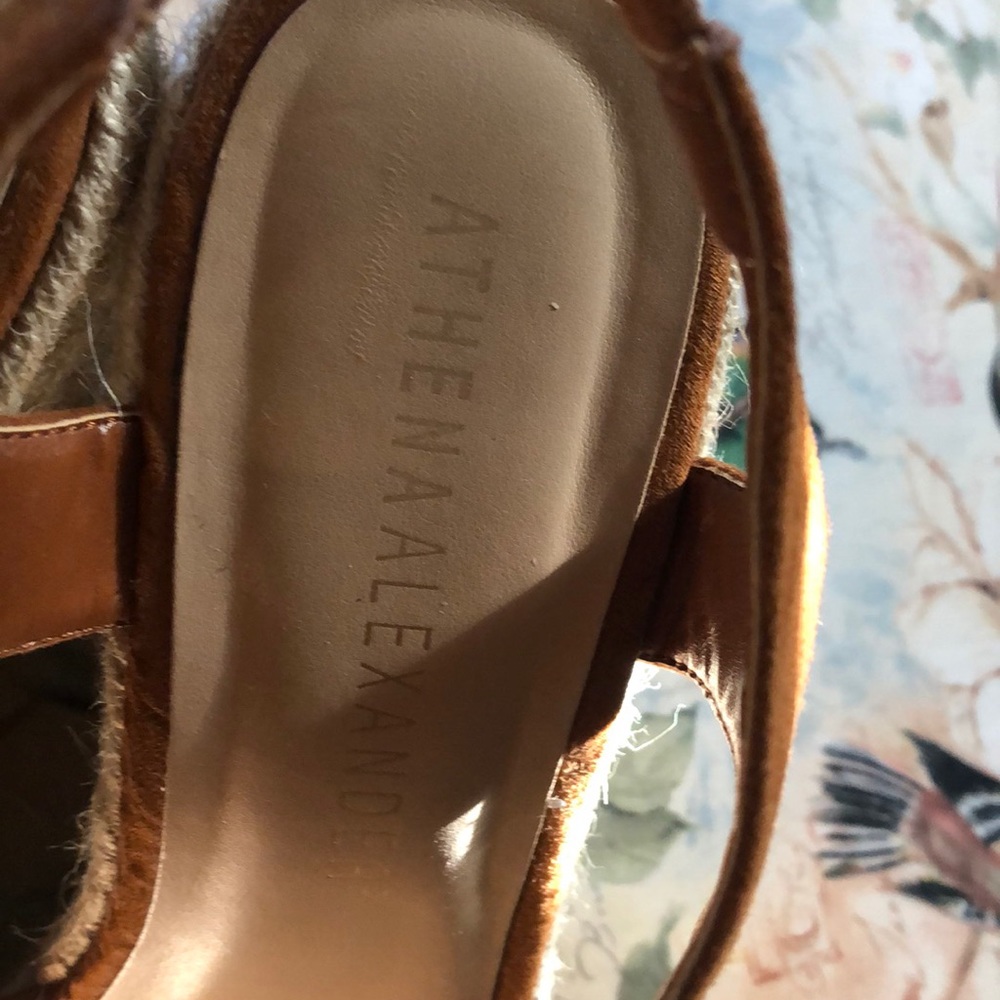 Velvet brown wedges - Picture 2 of 4
